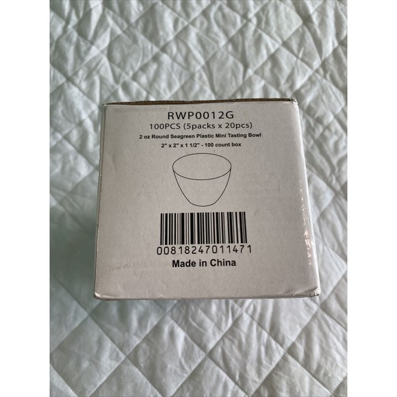 Restaurantware Mini Tasting Bowls, 2 0z., 100 Count box NEW! 😀 - Picture 2 of 11